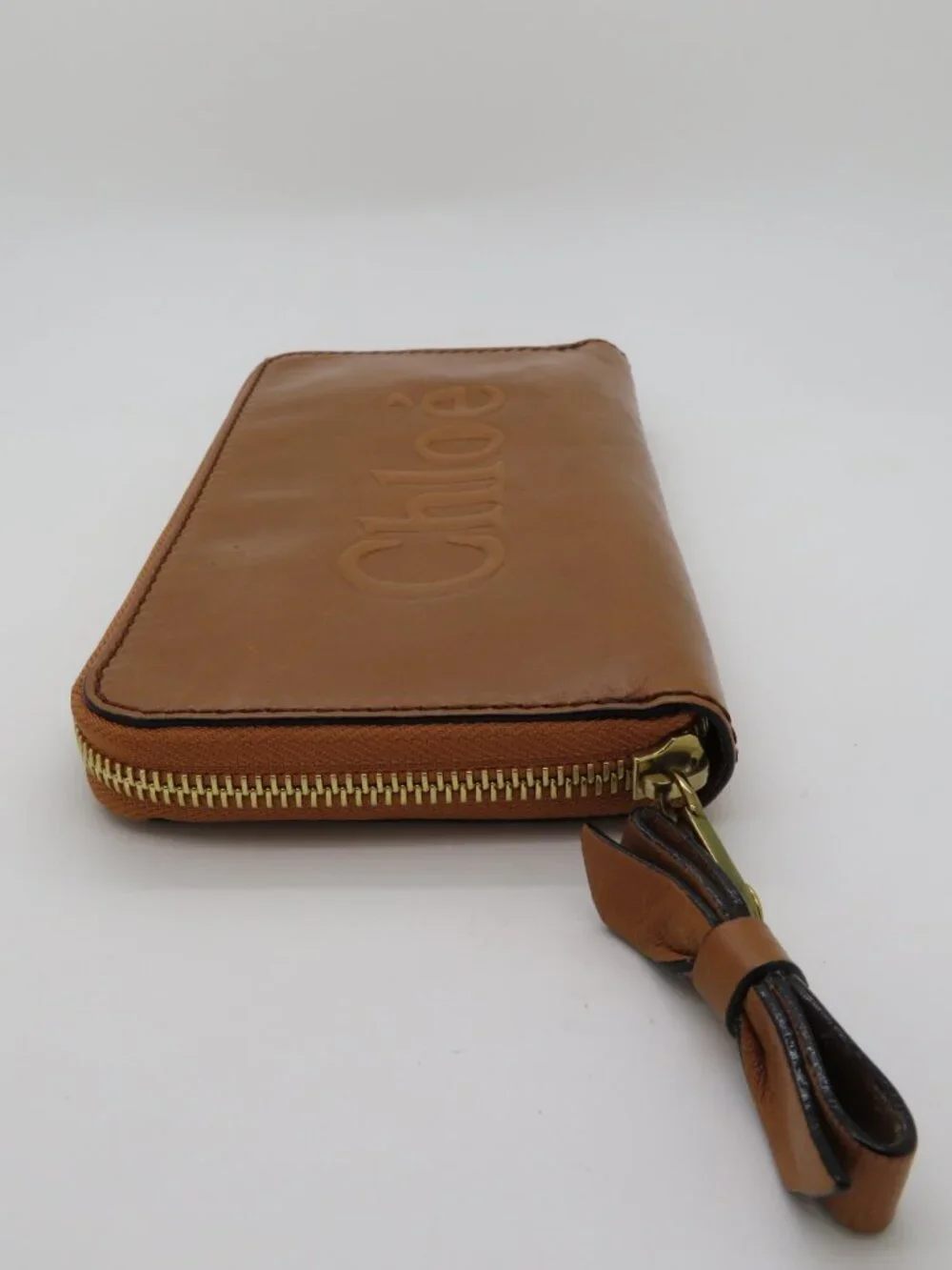 Chloé Nutmeg Brown Sheepskin Leather Wallet